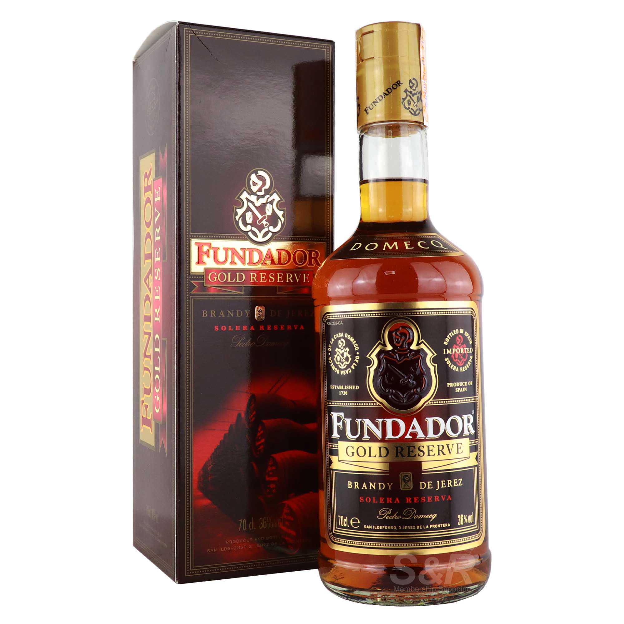 Fundador Gold Reserve Brandy Solera 700mL
